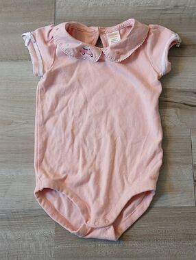Gymboree Little Rome Peter Pan Collar One-Piece Bodysuit Size 18-24 Months (K)